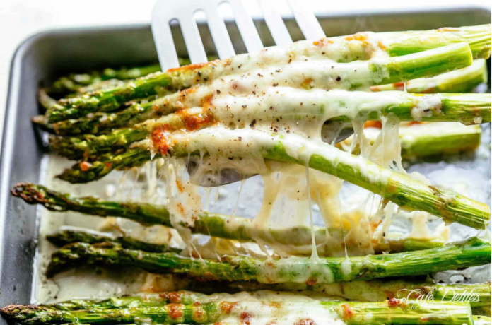 Cheesy Asparagus Cheesy Asparagus