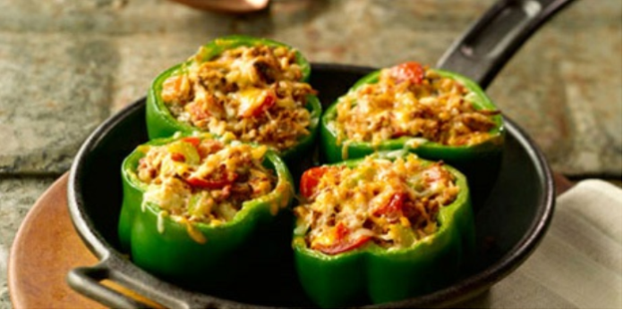 Cheesy Stuffed Peppers Cheesy Stuffed Peppers