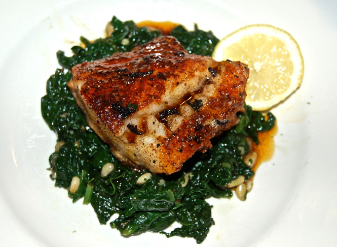Sea Bass & Spinach Sea Bass & Spinach